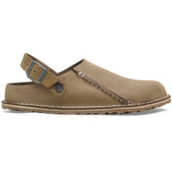 Birkenstock Lutry Suede Gray Taupe