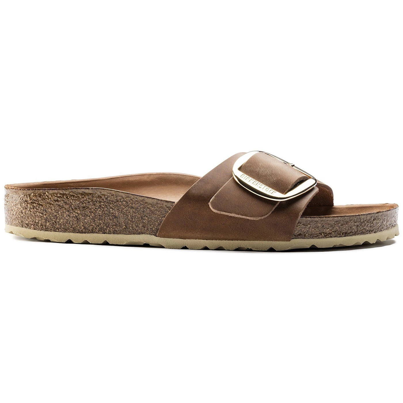 Birkenstock Madrid Big Buckle Oiled Leather Cognac 2