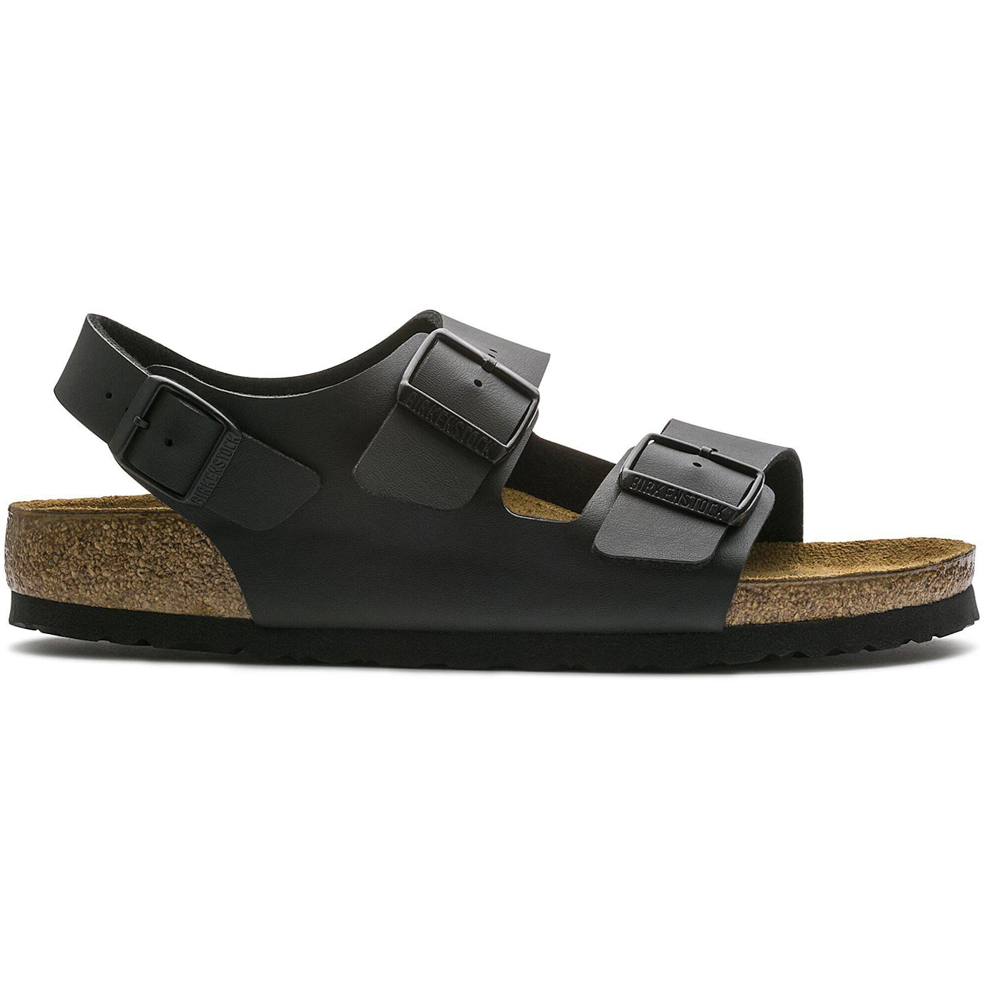 Birkenstock Milano Birko-Flor Black 1 Birkenstock Milano Birko Flor Black 2