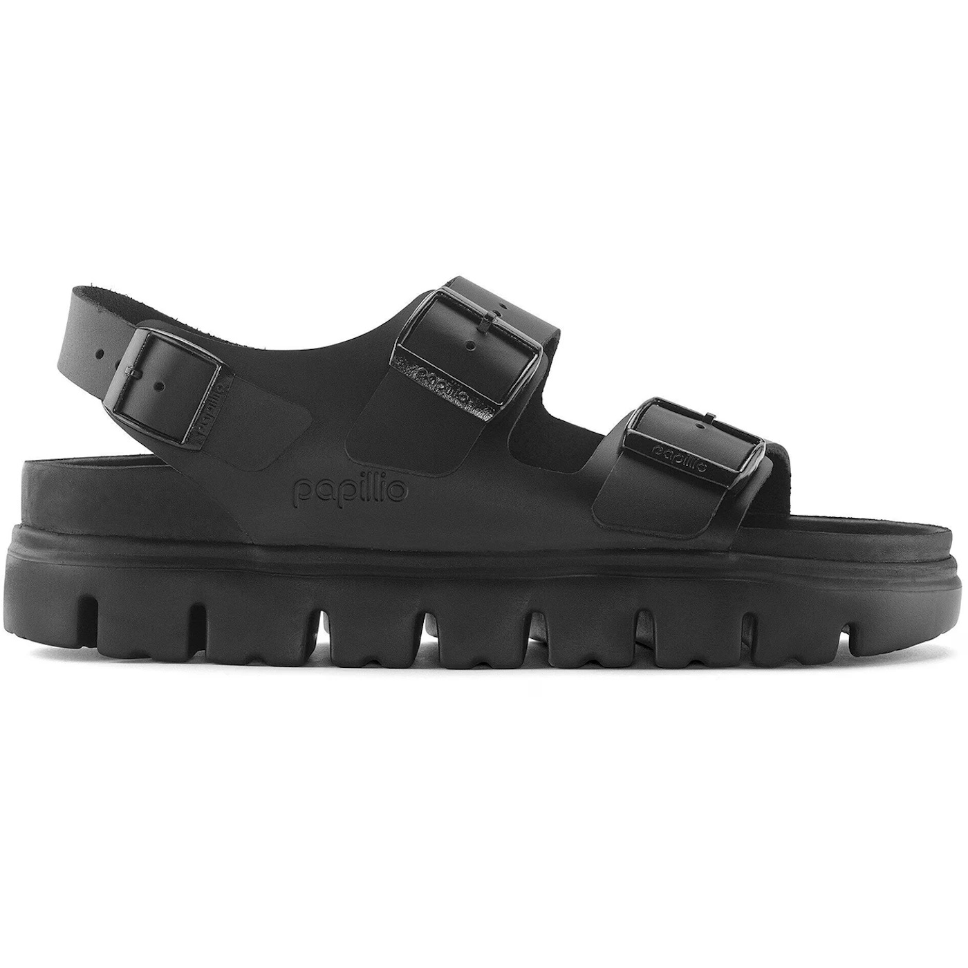 Birkenstock Milano Chunky Leather Black (Narrow Fit) 1 Birkenstock Milano Chunky Leather Black Narrow Fit 2