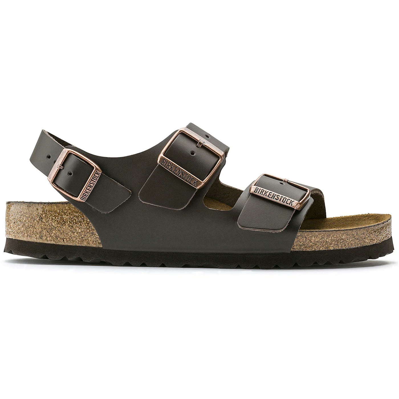 Birkenstock Milano Natural Leather Dark Brown 1 Birkenstock Milano Natural Leather Dark Brown 3