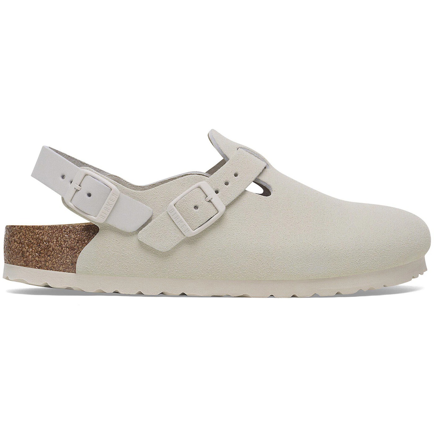Birkenstock Tokio Suede Antique White 2 Birkenstock Tokio Suede Antique White 2