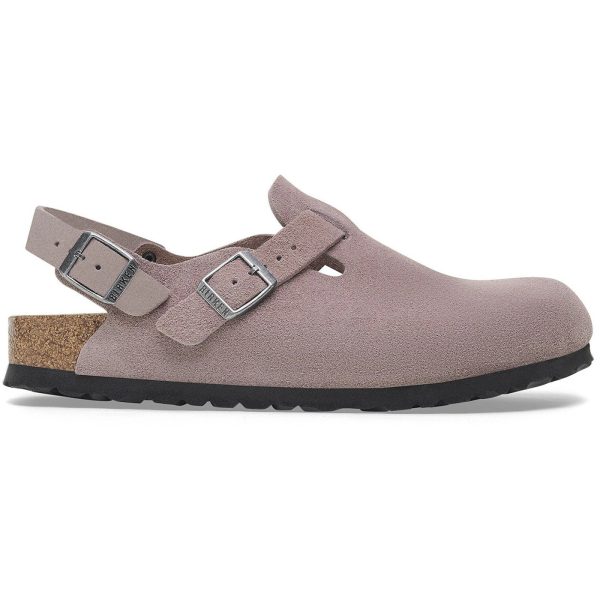 Birkenstock Tokio Suede Faded Purple