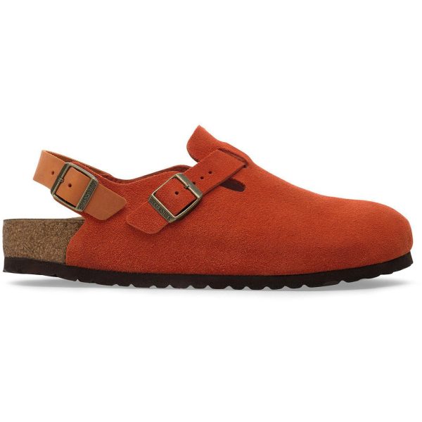 Birkenstock Tokio Suede Rust Brown