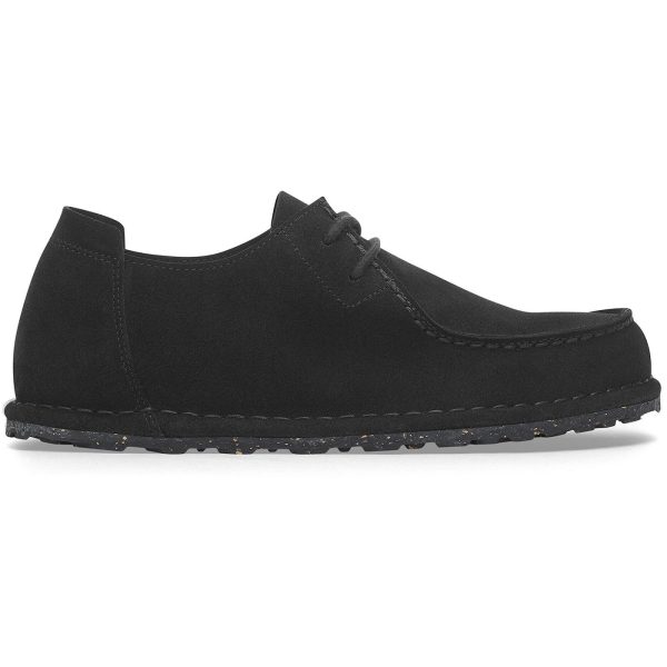 Birkenstock Utti Lace Suede Leather Black