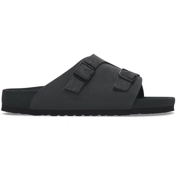 Birkenstock Z rich Suede Leather Charcoal