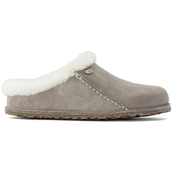 Birkenstock Zermatt Premium Suede Leather Stone Coin