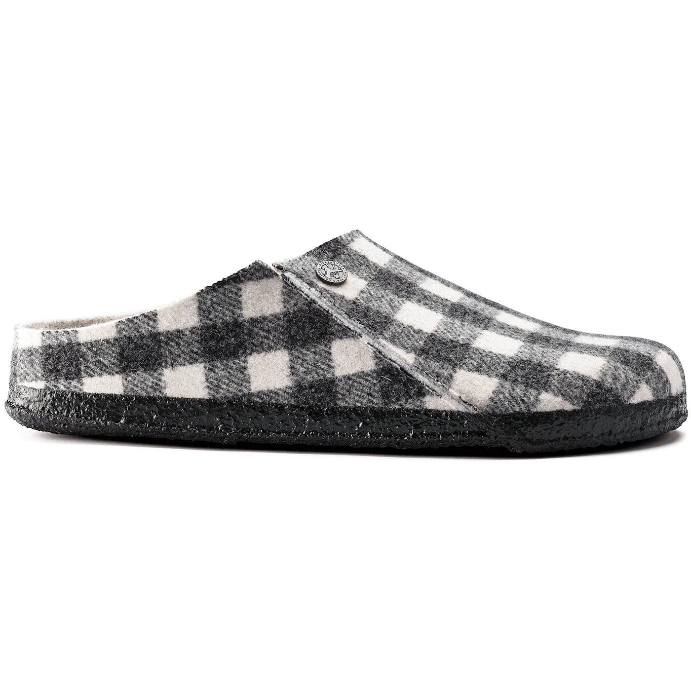 Birkenstock Zermatt Shearling Wool Felt Plaid White 2 Birkenstock Zermatt Shearling Wool Felt Plaid White 2