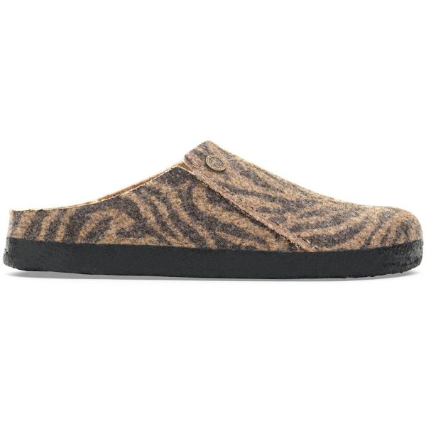 Birkenstock Zermatt Wool Felt Zebra Toffee
