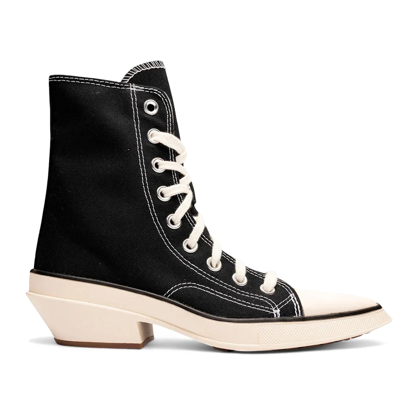 Converse Chuck 70 Hi De Luxe Pointed Black White (Womens) 1 Converse Chuck 70 Hi De Luxe Pointed Black White Womens 2