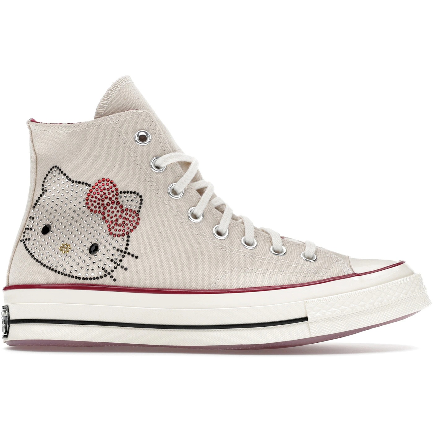 Converse Chuck 70 Hi Hello Kitty Swarovski Egret 3 Converse Chuck 70 Hi Hello Kitty Swarovski Egret