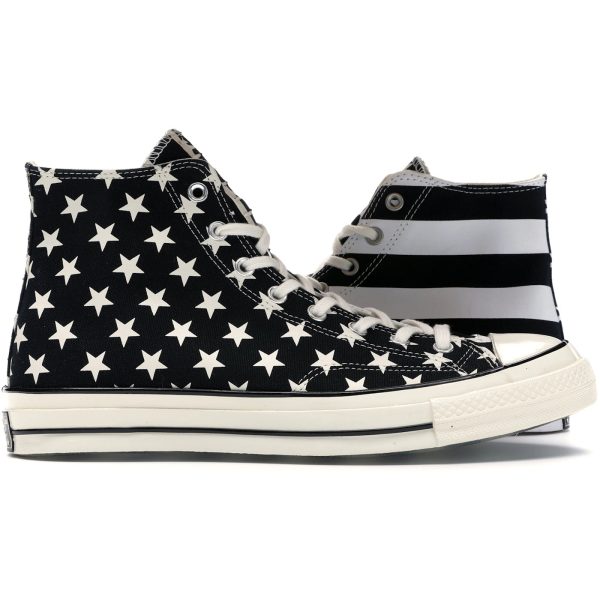 Converse Chuck Taylor All Star 70 Hi Archive Restructured American Flag Black White