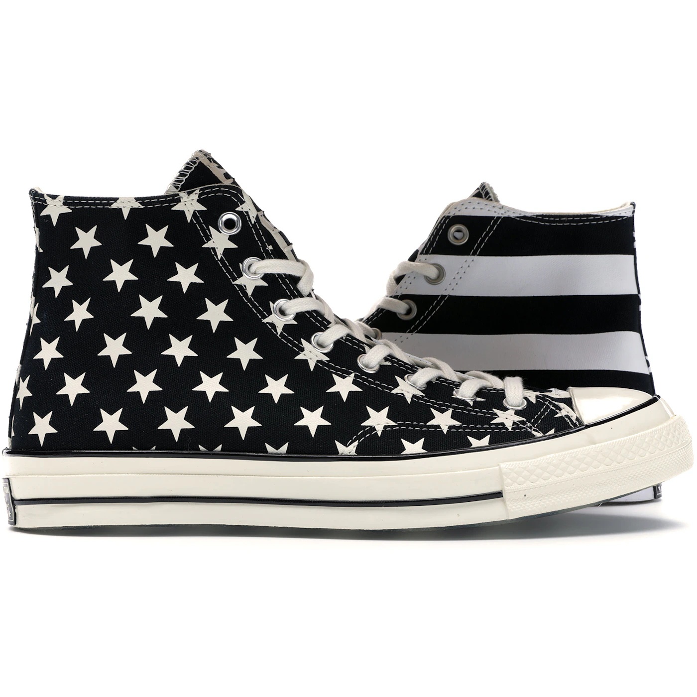 Converse Chuck Taylor All Star 70 Hi Archive Restructured American Flag Black White 2 Converse Chuck Taylor All Star 70 Hi Archive Restructured American Flag Black White 1
