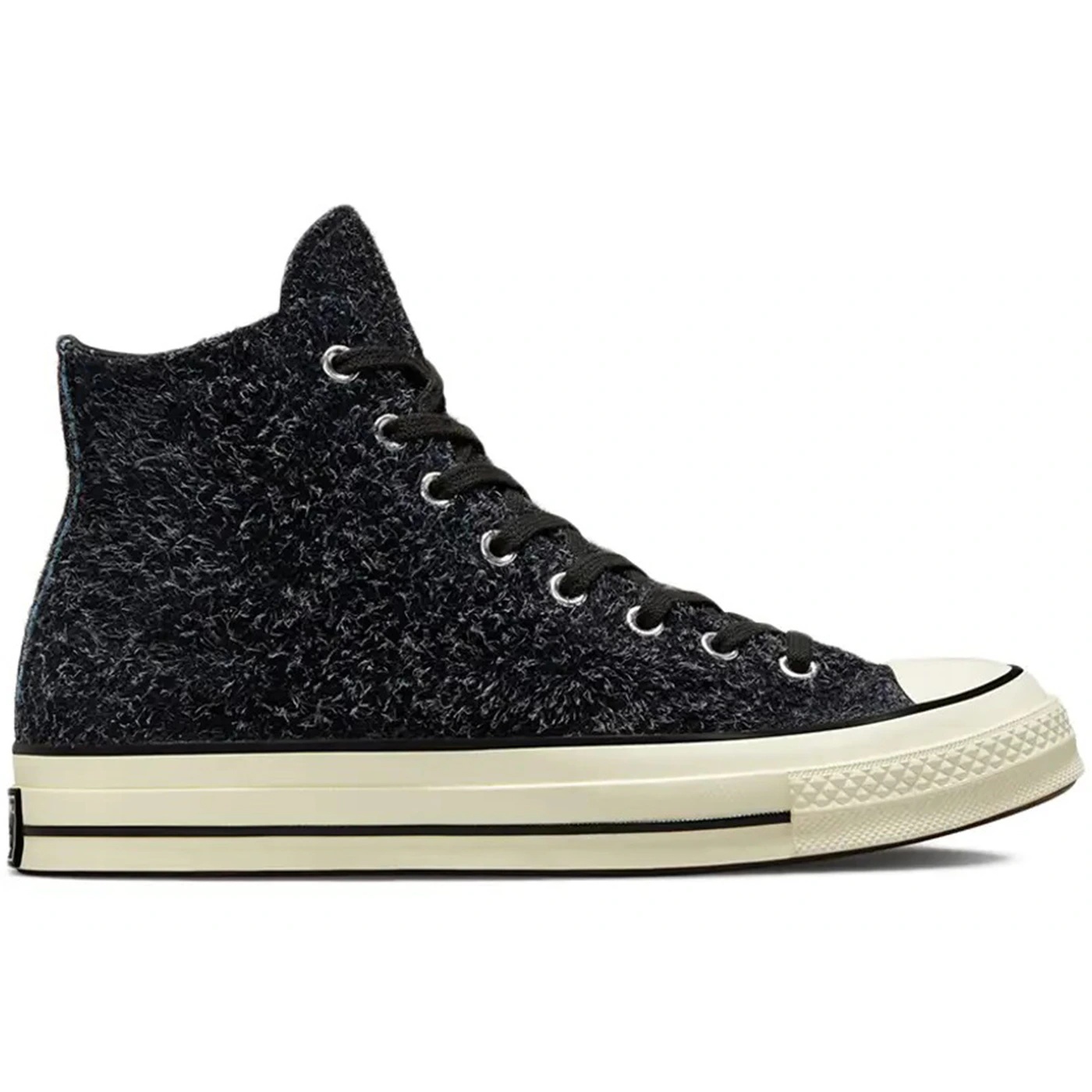 Converse Chuck Taylor All Star 70 Hi Black Hairy Suede 2