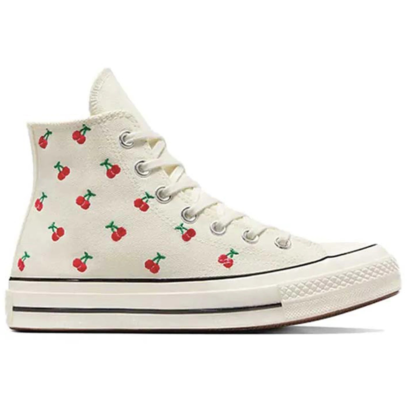 Converse Chuck Taylor All Star 70 Hi Cherries Egret (Womens) 2 Converse Chuck Taylor All Star 70 Hi Cherries Egret Womens 3