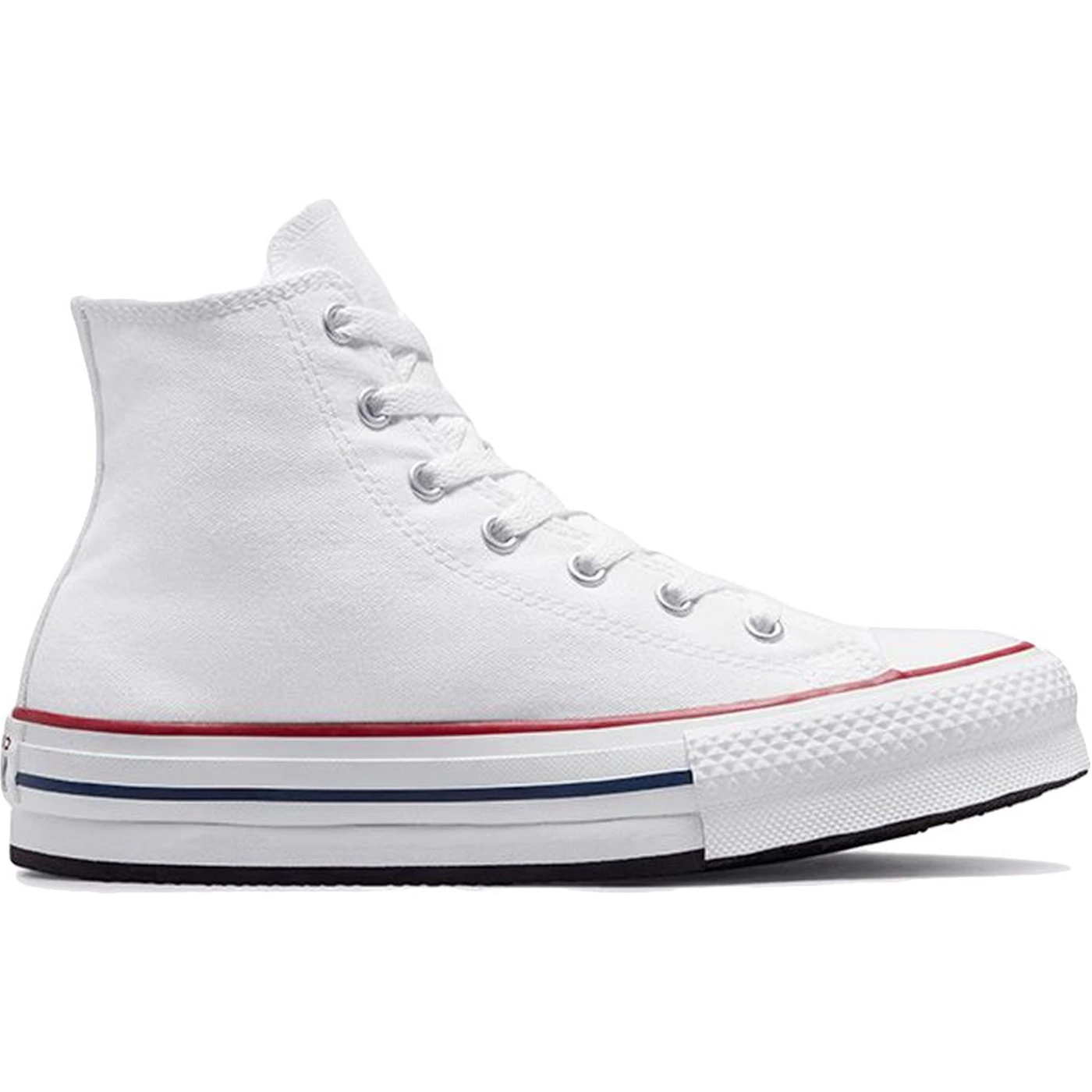 Converse Chuck Taylor All Star EVA Lift Canvas Platform White Garnet Navy (GS) 2 Converse Chuck Taylor All Star EVA Lift Canvas Platform White Garnet Navy GS 3