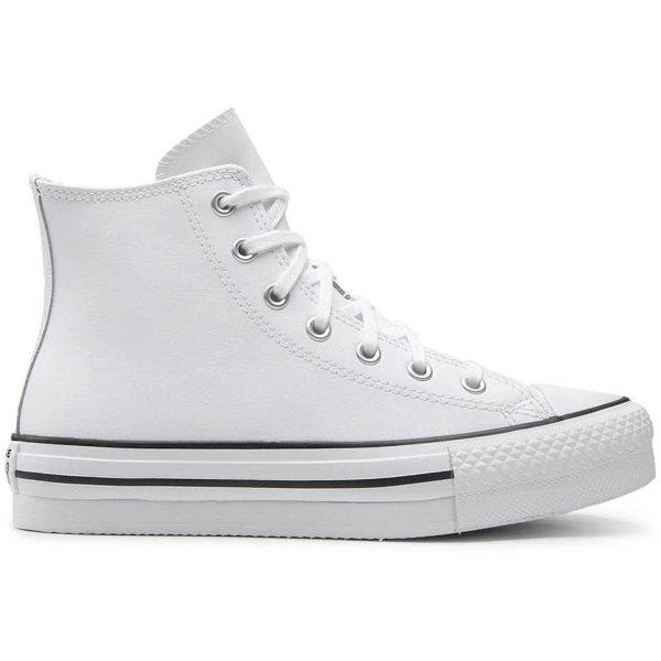 Converse Chuck Taylor All Star Eva Lift Hi Leather White Natural Ivory