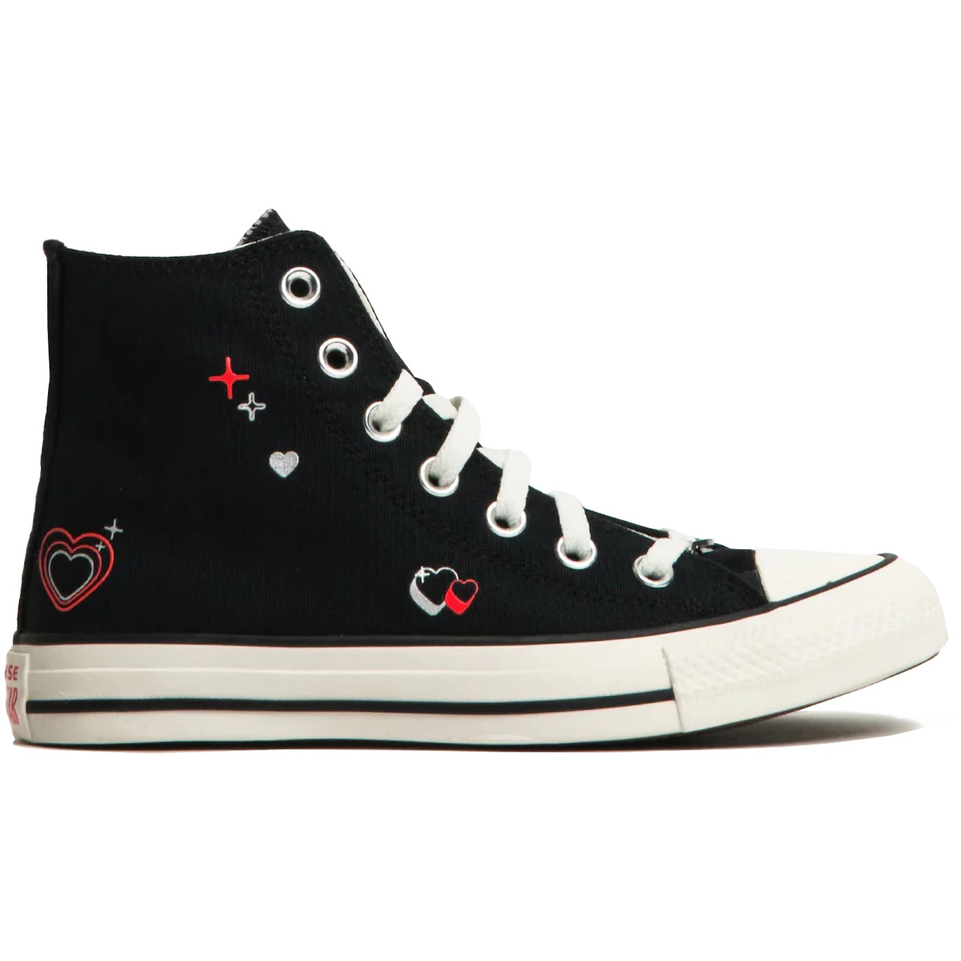 Converse Chuck Taylor All Star Hi Y2K Heart Black (Womens) 1 Converse Chuck Taylor All Star Hi Y2K Heart Black Womens 3
