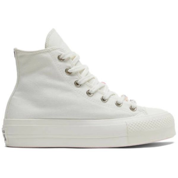 Converse Chuck Taylor All Star Lift Hi DIY Beads Egret (Womens)