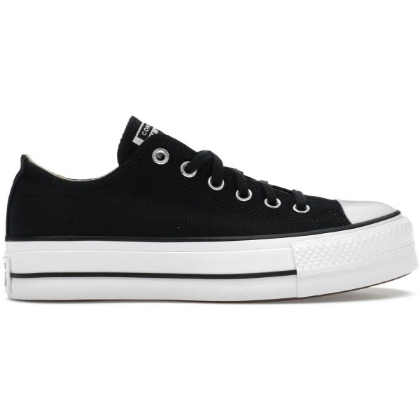 Converse Chuck Taylor All Star Lift Platform Low Black White (Womens)