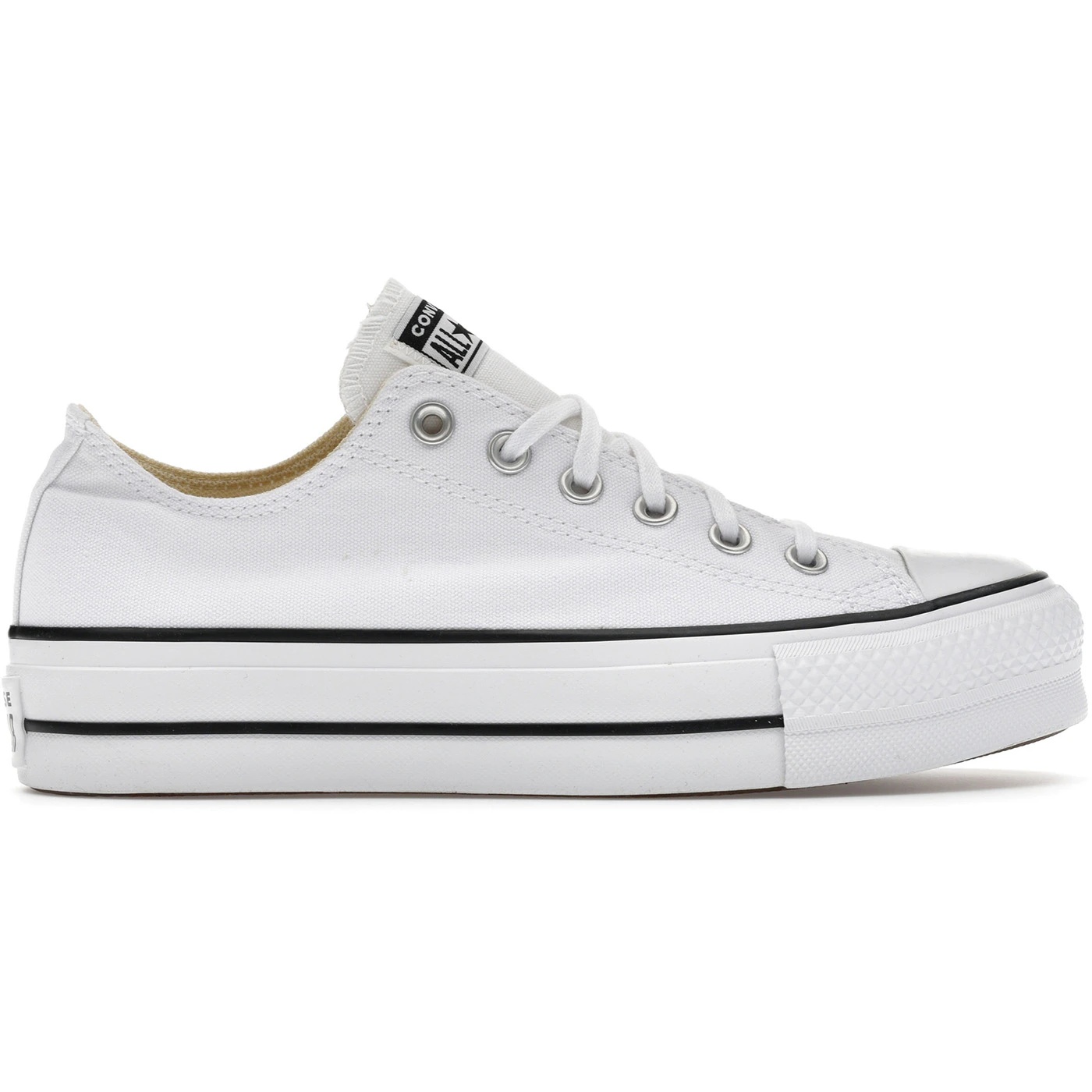 Converse Chuck Taylor All Star Lift Platform Low White Black (Womens) 1 Converse Chuck Taylor All Star Lift Platform Low White Black Womens 2