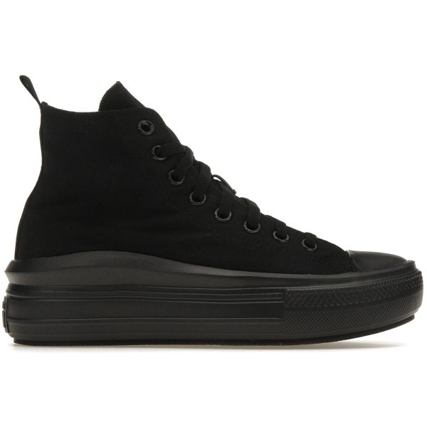Converse Chuck Taylor All Star Move Platform Black Dark Smoke Grey (GS)