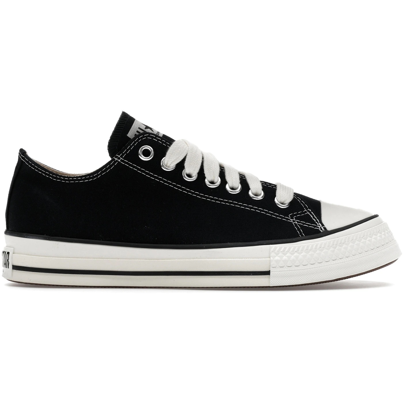Converse Chuck Taylor All Star Throwback Low Black Vintage White 2 Converse Chuck Taylor All Star Throwback Low Black Vintage White 3