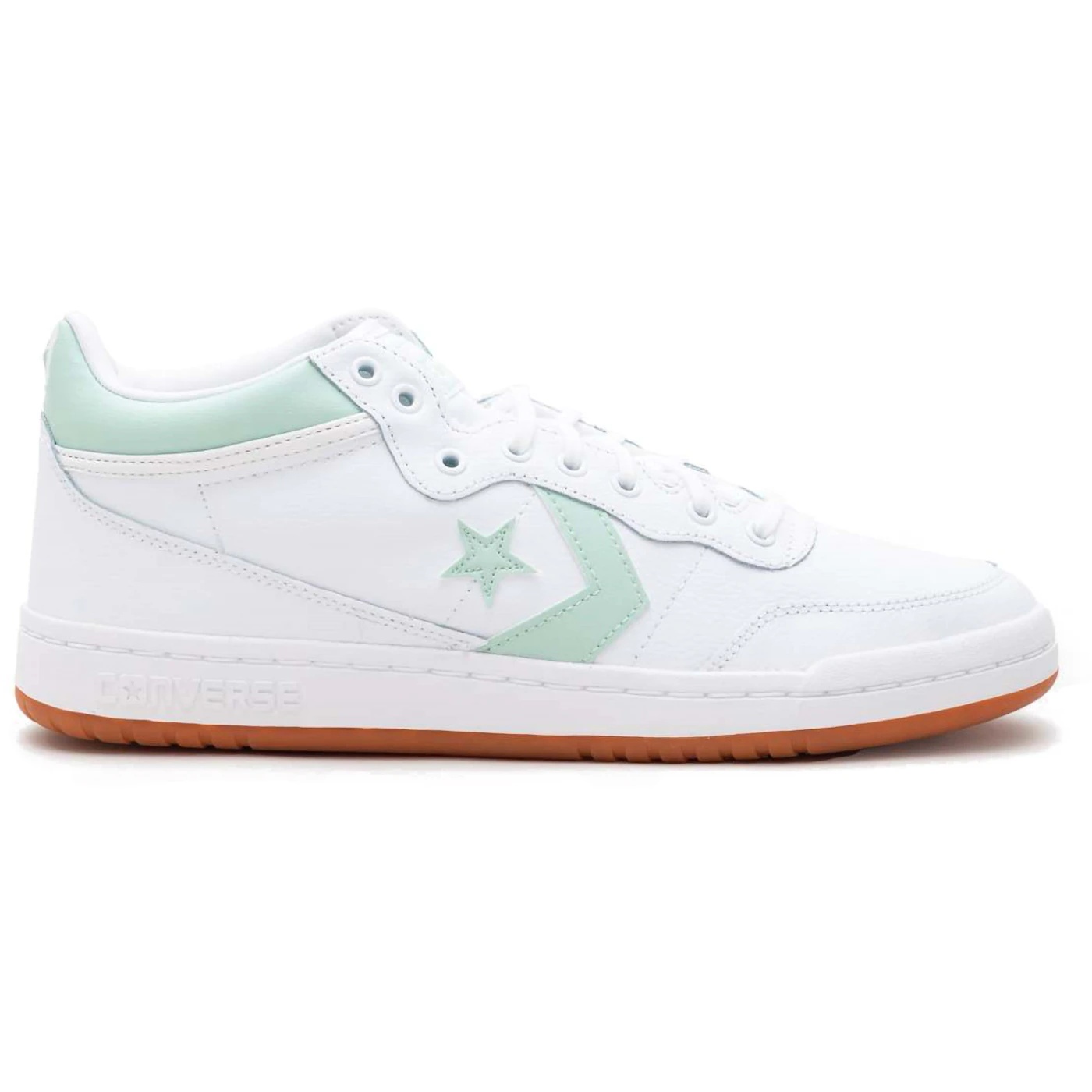 Converse Fastbreak Pro Leather Mid White Sticky Aloe 1 Converse Fastbreak Pro Leather Mid White Sticky Aloe 3