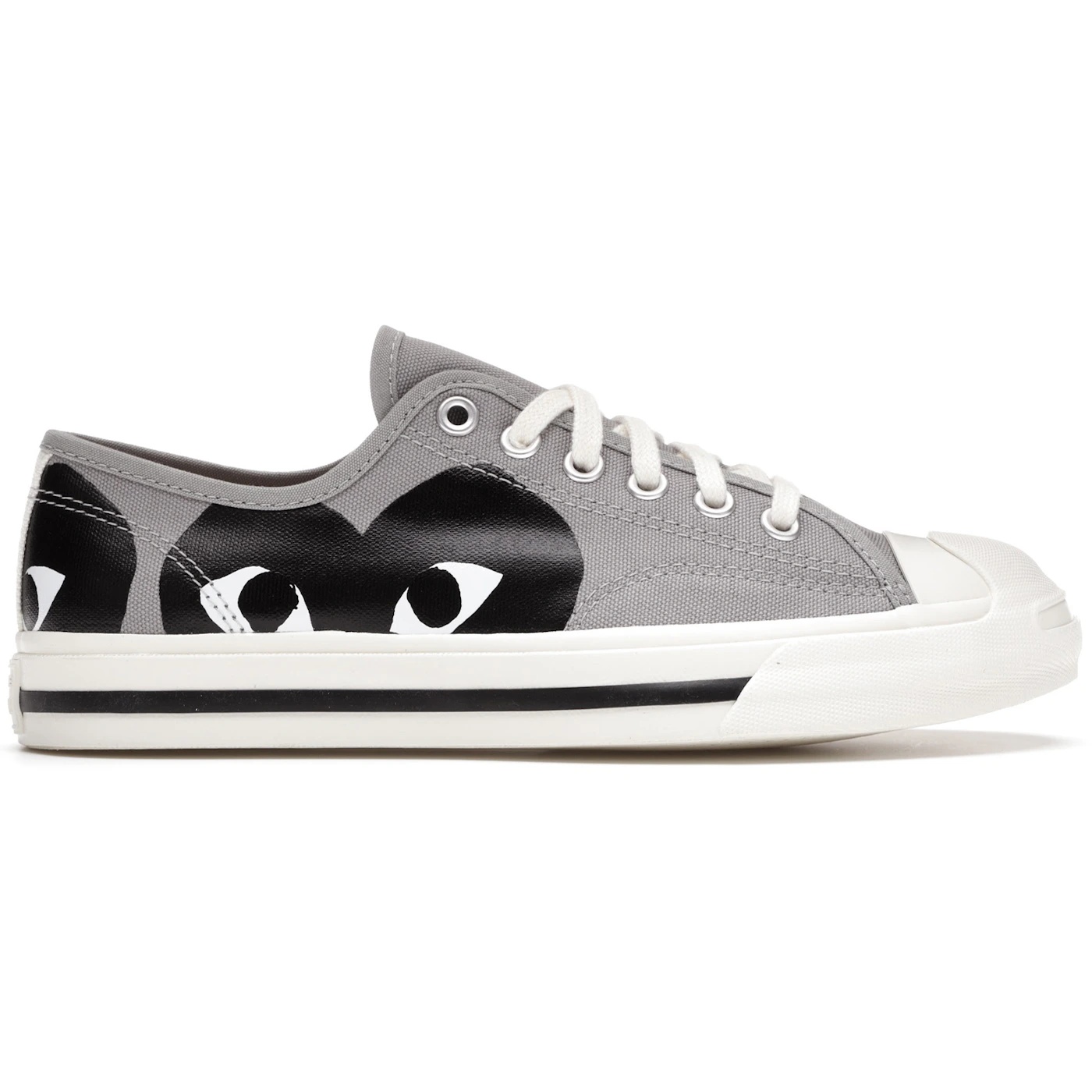 Converse Jack Purcell Comme des Garcons PLAY Grey Black 1 Converse Jack Purcell Comme des Garcons PLAY Grey Black 1