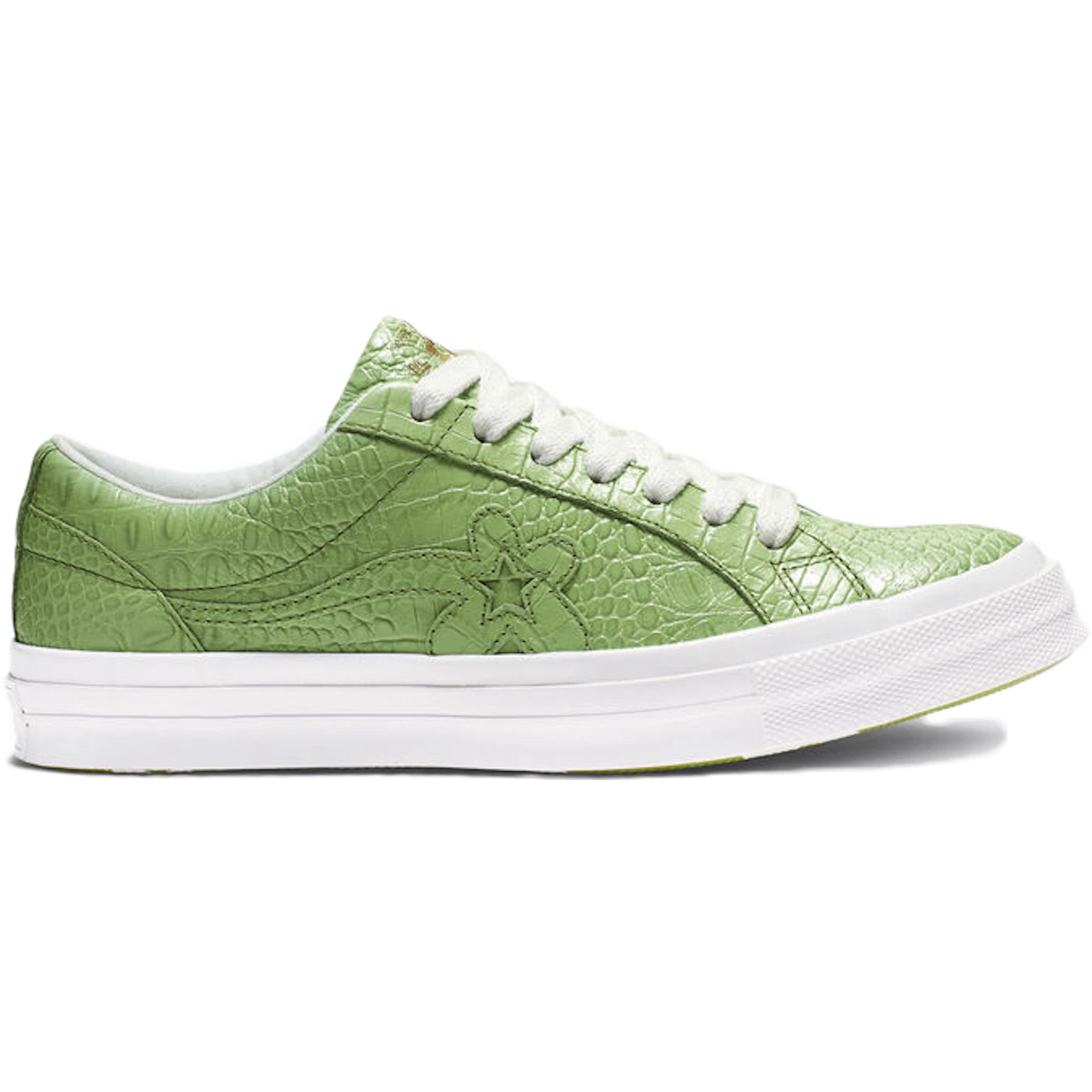Converse One Star Ox Golf le Fleur Faux Skin Green 2 Converse One Star Ox Golf le Fleur Faux Skin Green 3