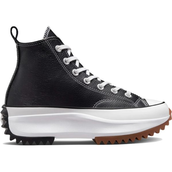 Converse Run Star Hike Hi Black Leather White