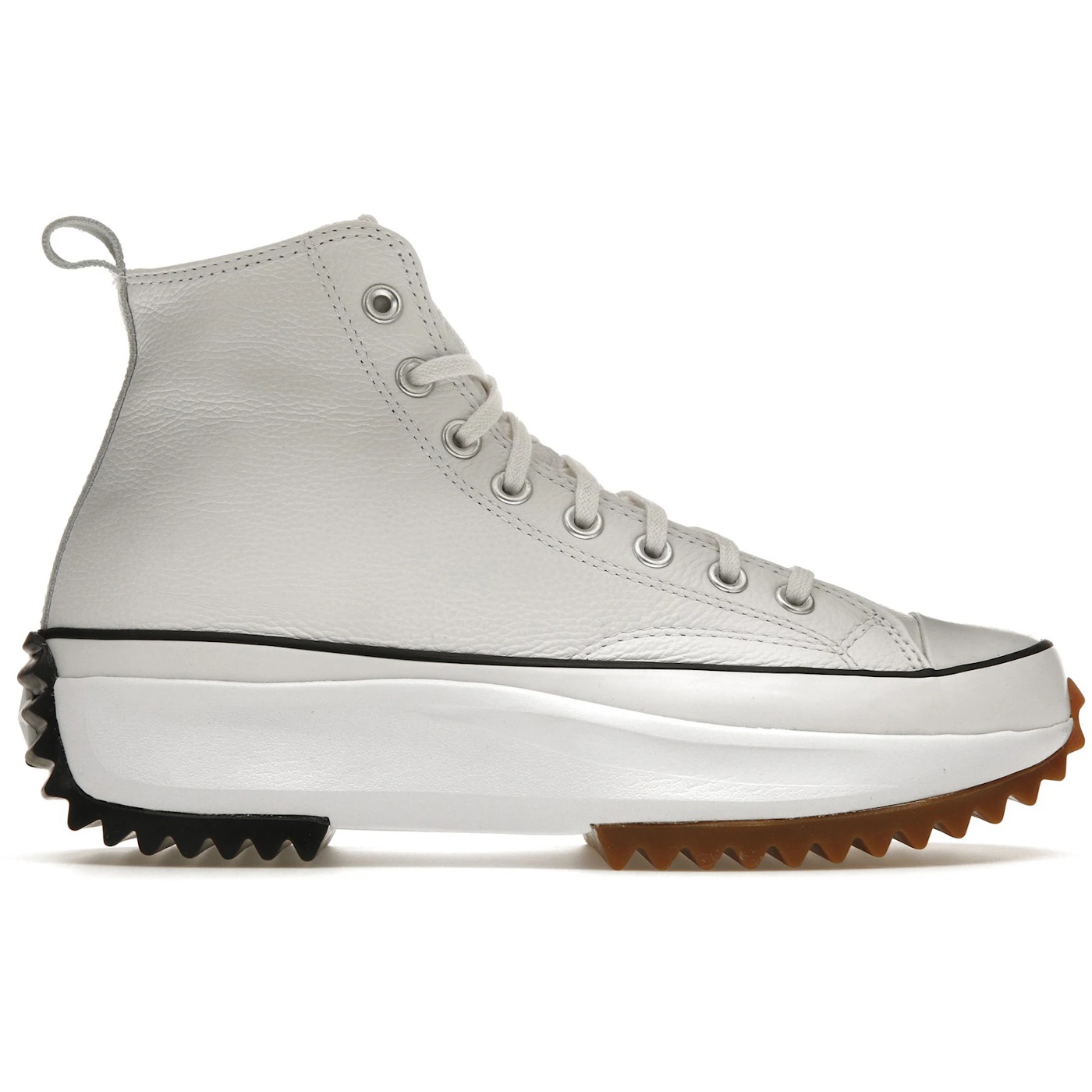 Converse Run Star Hike Hi Leather White Black 2 Converse Run Star Hike Hi Leather White Black 2