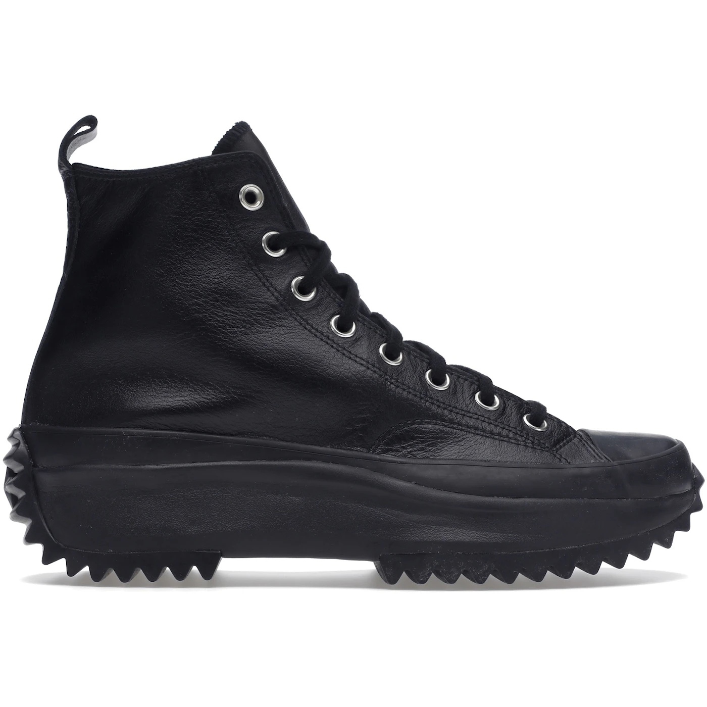 Converse Run Star Hike Hi Triple Black Leather 1 Converse Run Star Hike Hi Triple Black Leather 3