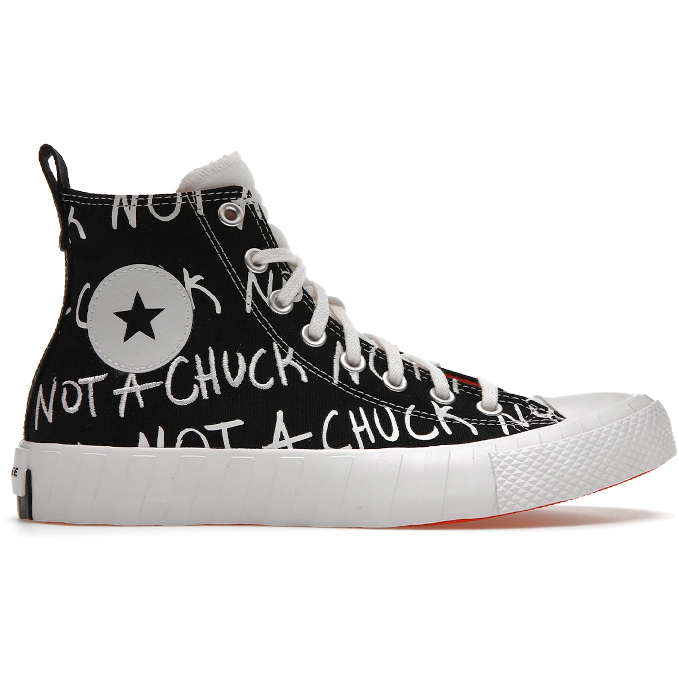 Converse UNT1TL3D Hi Not A Chuck Black (GS) 3 Converse UNT1TL3D Hi Not A Chuck Black (GS)