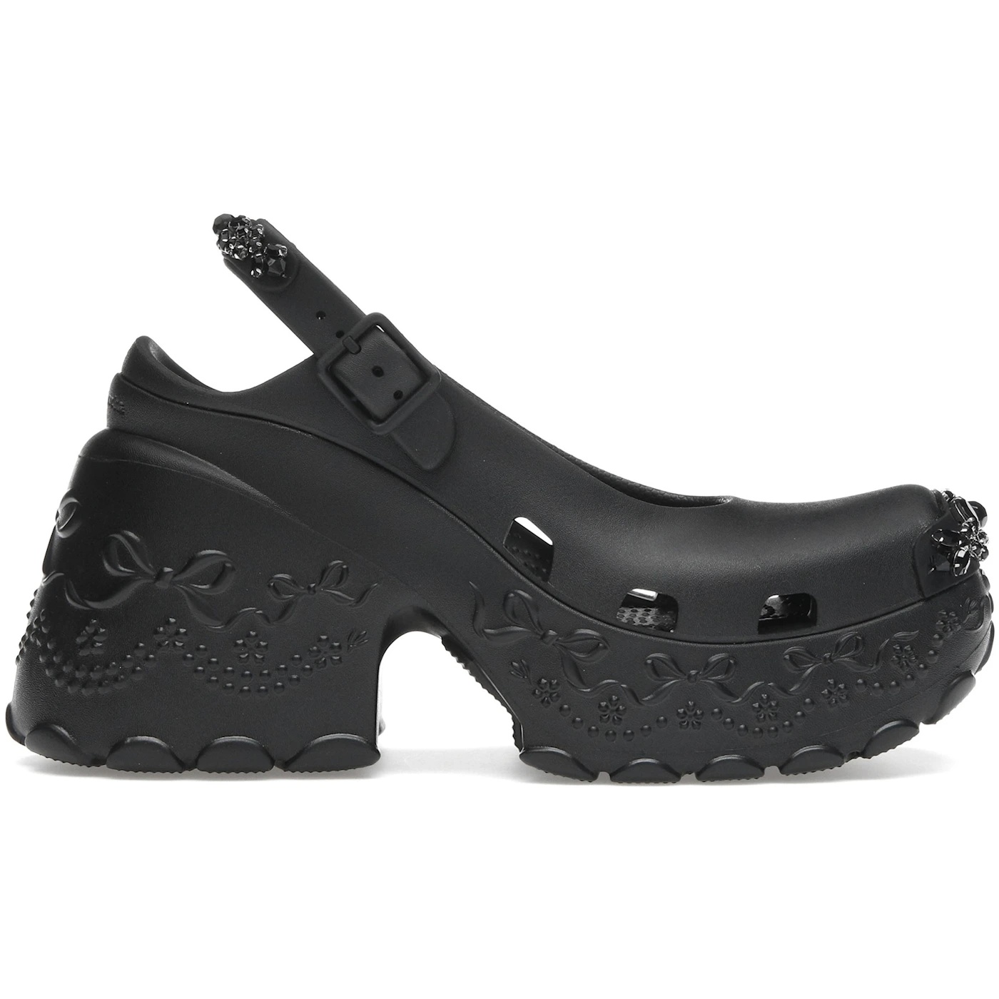 Crocs Ballerina Platform Clog Simone Rocha Black (Womens) 2 Crocs Ballerina Platform Clog Simone Rocha Black Womens 3