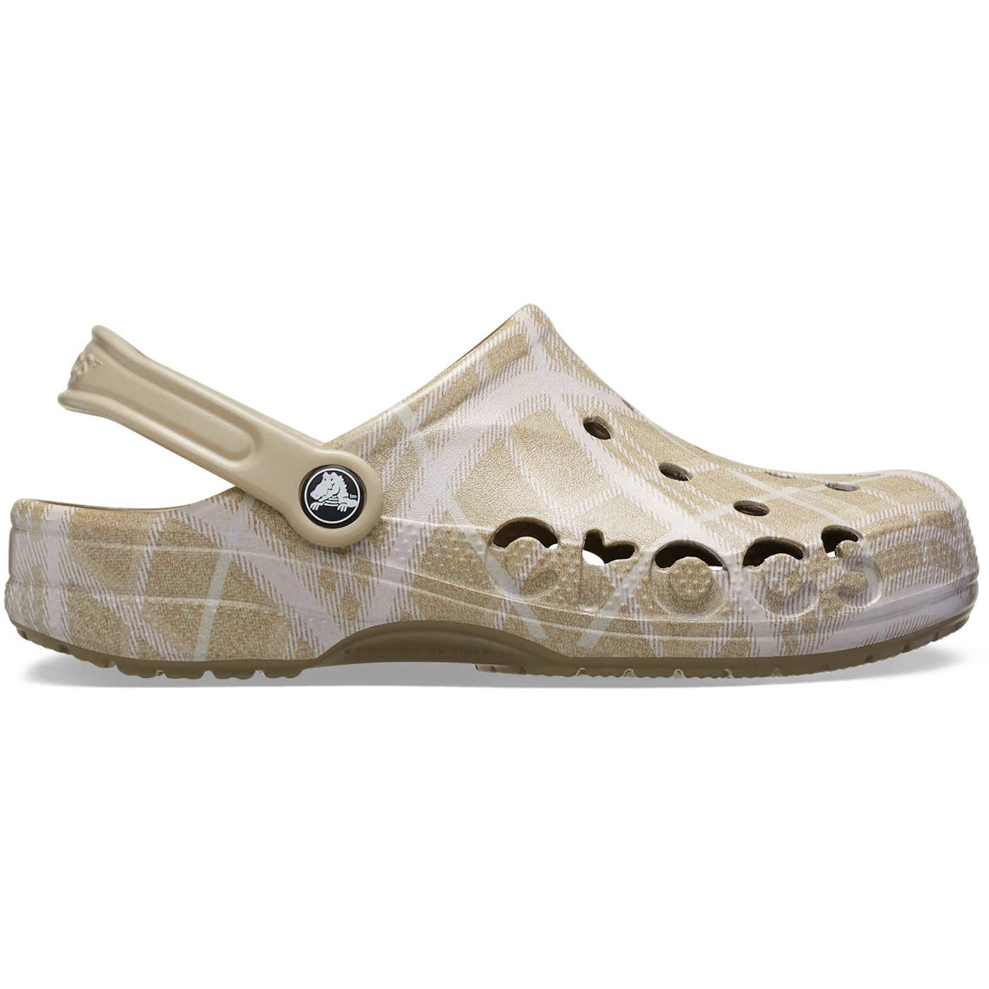 Crocs Baya Clog Holiday Plaid Cobblestone 2 Crocs Baya Clog Holiday Plaid Cobblestone 3