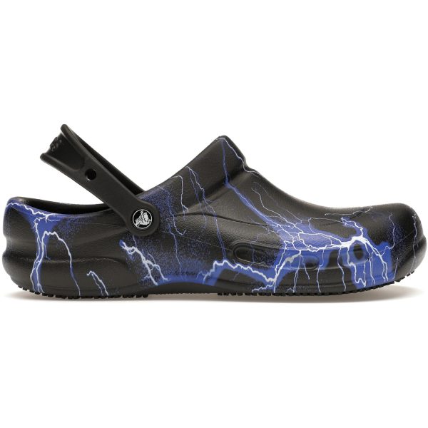 Crocs Bistro Clog Black Lightning Bolts