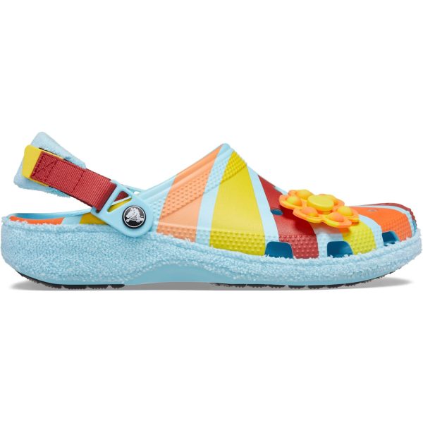 Crocs Classic Adjustable Clog Zen Garden Terry Cloth