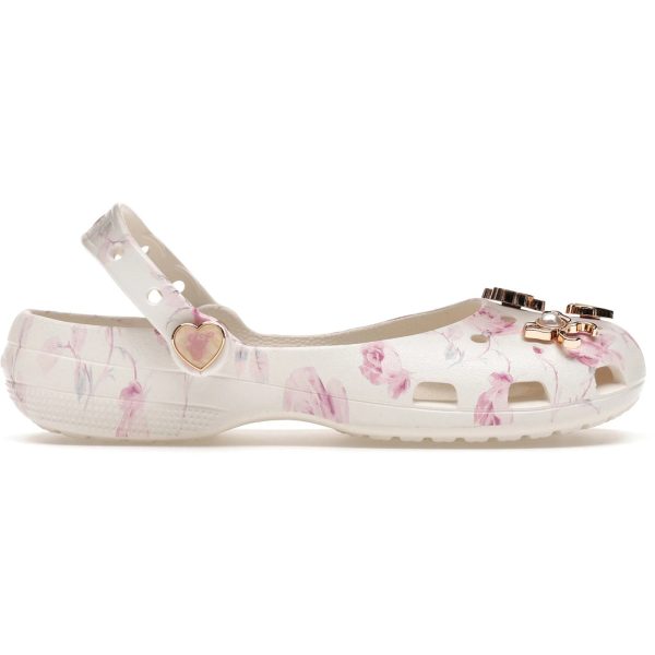 Crocs Classic Ballet Flat LoveShackFancy Oyster (Womens)