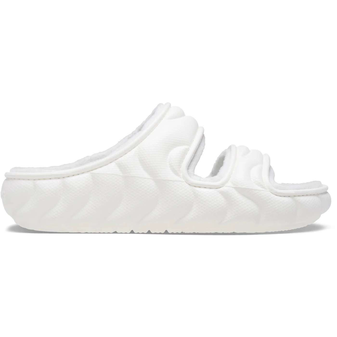 Crocs Classic Cozzzy Overpuff Sandal White 1 Crocs Classic Cozzzy Overpuff Sandal White 2