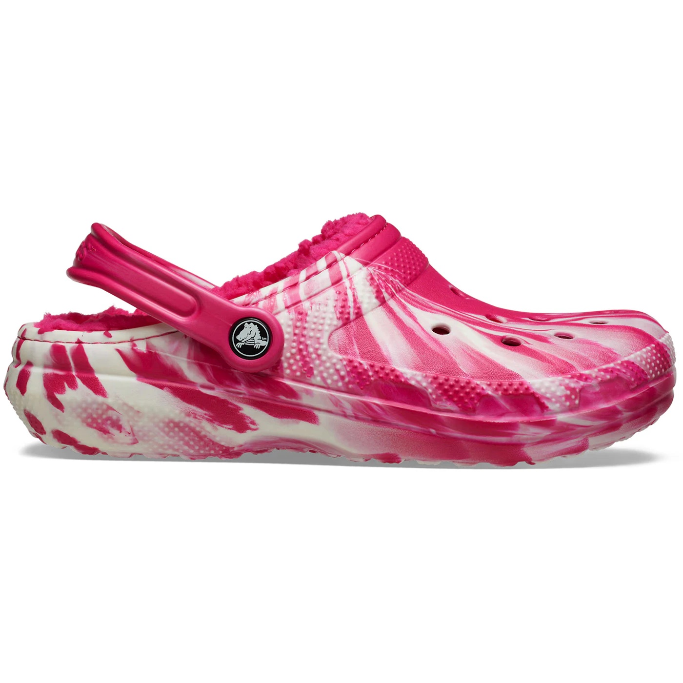 Crocs Classic Lined Clog Glow-in-The-Dark Marbled Dragon Fruit 1 Crocs Classic Lined Clog Glow in The Dark Marbled Dragon Fruit 1