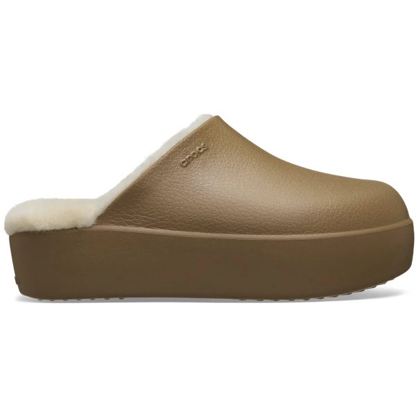 Crocs Dylan Platform Lined Clog Sepia Sandstone (Womens)