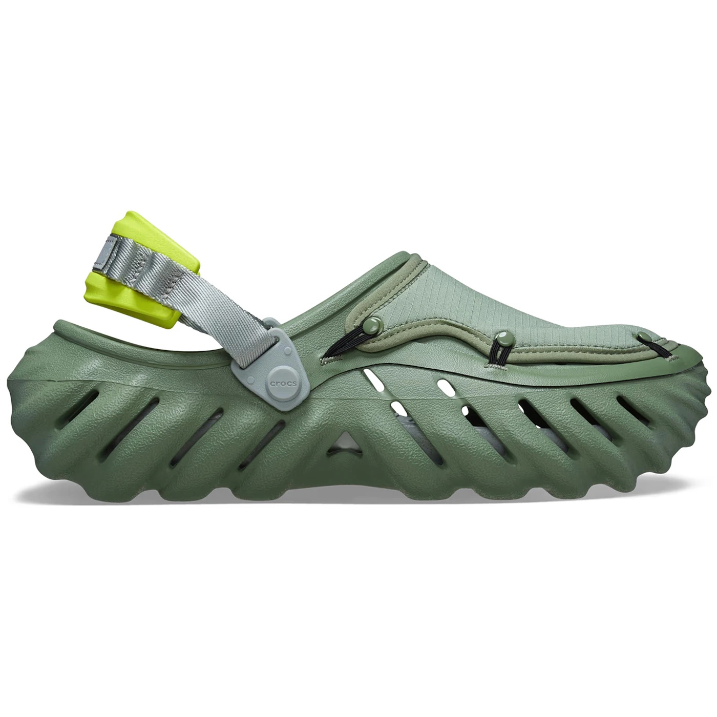 Crocs Echo Hooded Clog Moss 1 Crocs Echo Hooded Clog Moss 3