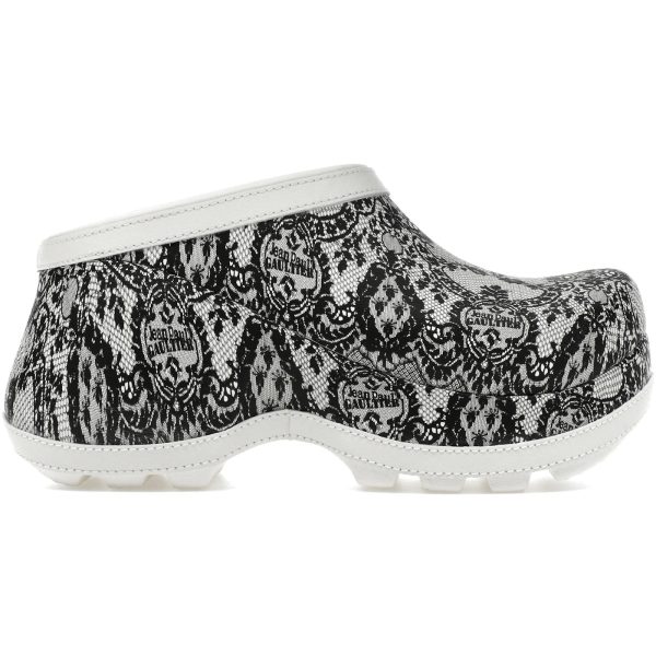 Crocs Hydra Clog Jean Paul Gaultier Fishnet Chalk