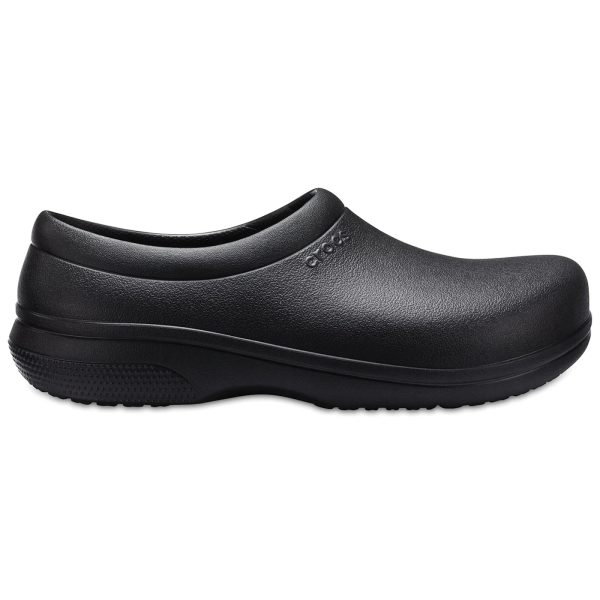 Crocs On The Clock Slip Resistant Work Slip-On Black