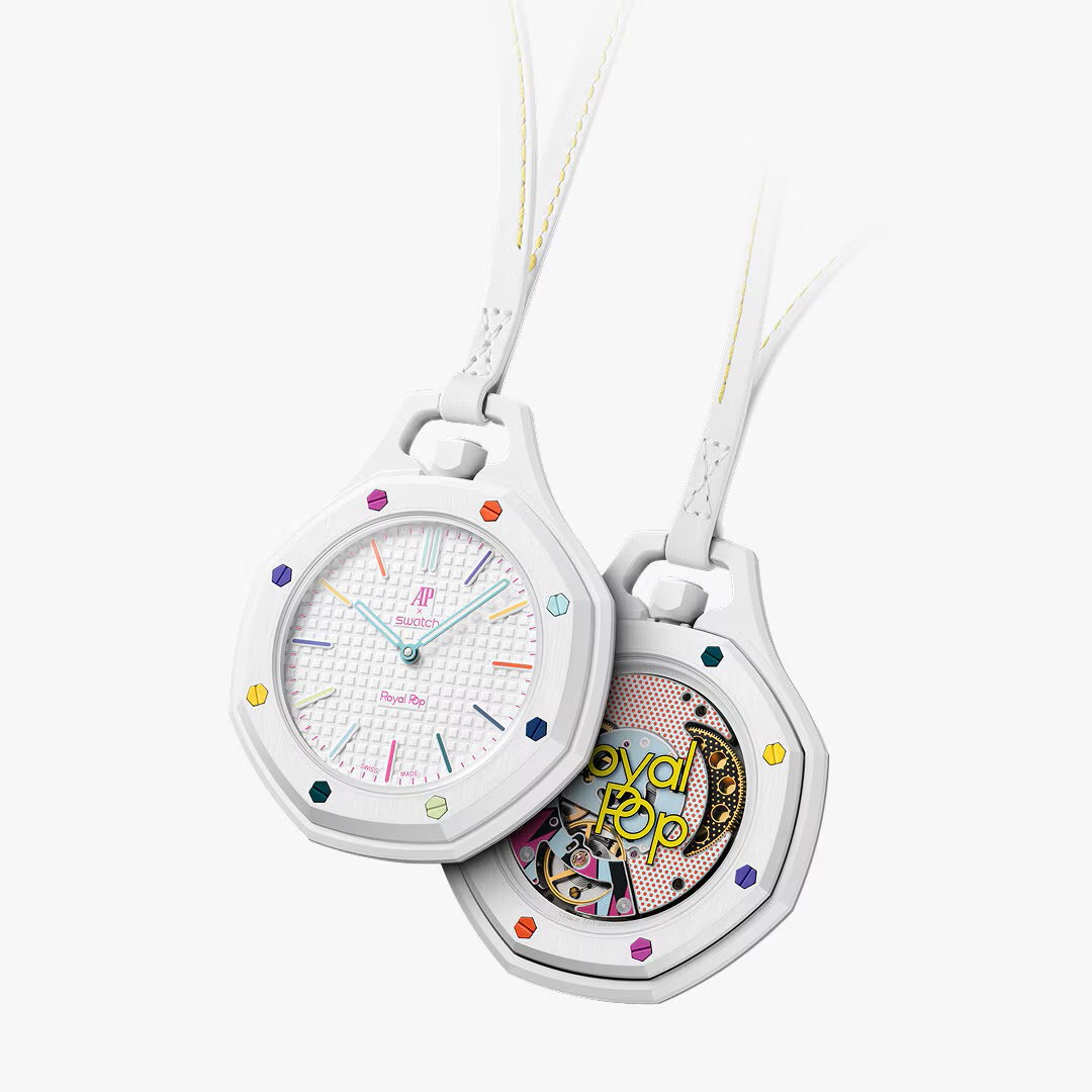 Swatch x Audemars Piguet Bioceramic Royal Pop Huit Blanc 1 Swatch x Audemars Piguet Bioceramic Royal Pop Huit Blanc