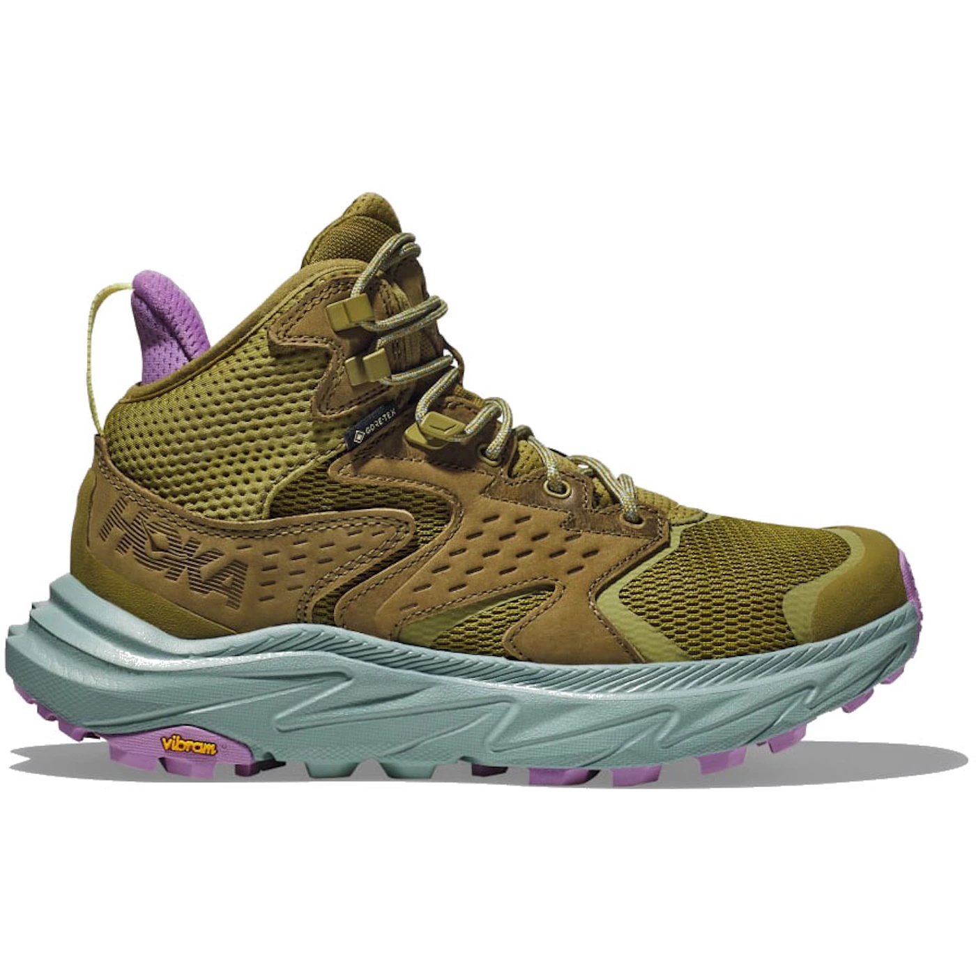 Hoka One One Anacapa 2 Mid Gore Tex Green Moss Agave (Womens) 2 Hoka One One Anacapa 2 Mid Gore Tex Green Moss Agave Womens 3