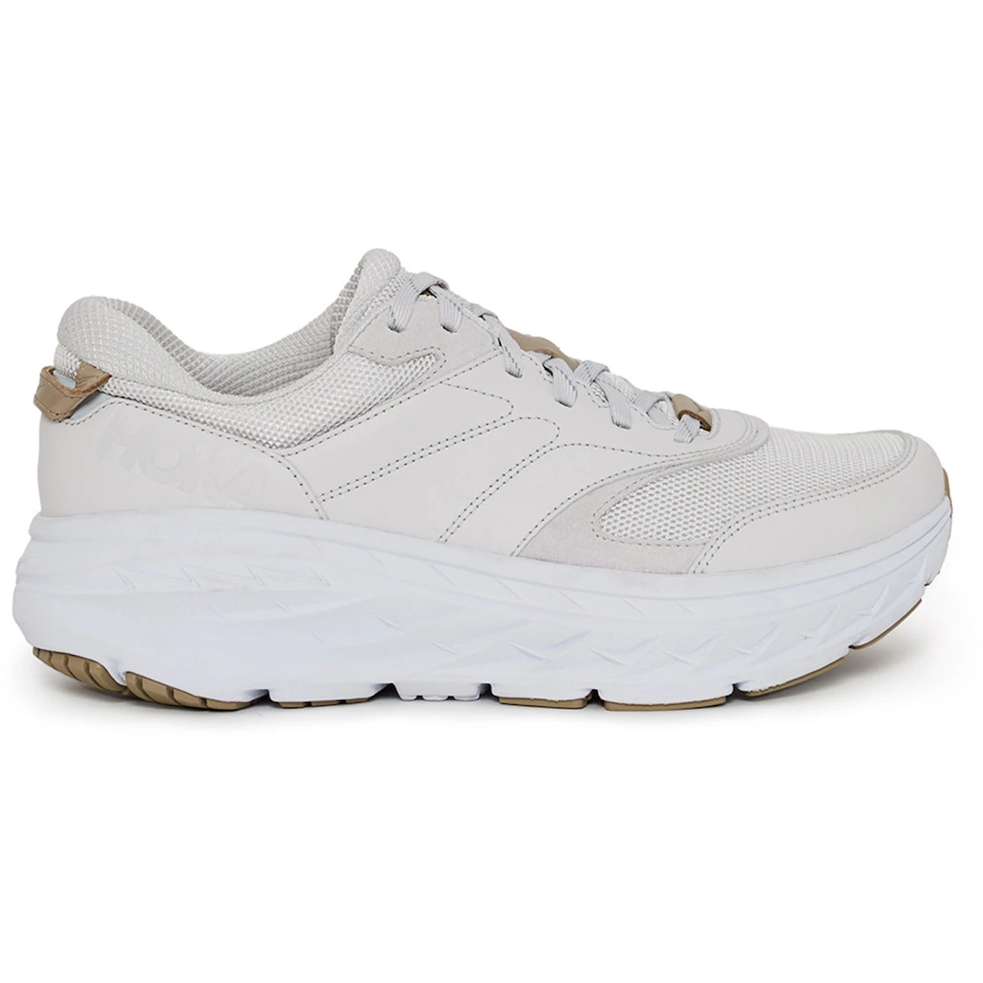 Hoka One One Bondi 5 Opening Ceremony Tan White 3