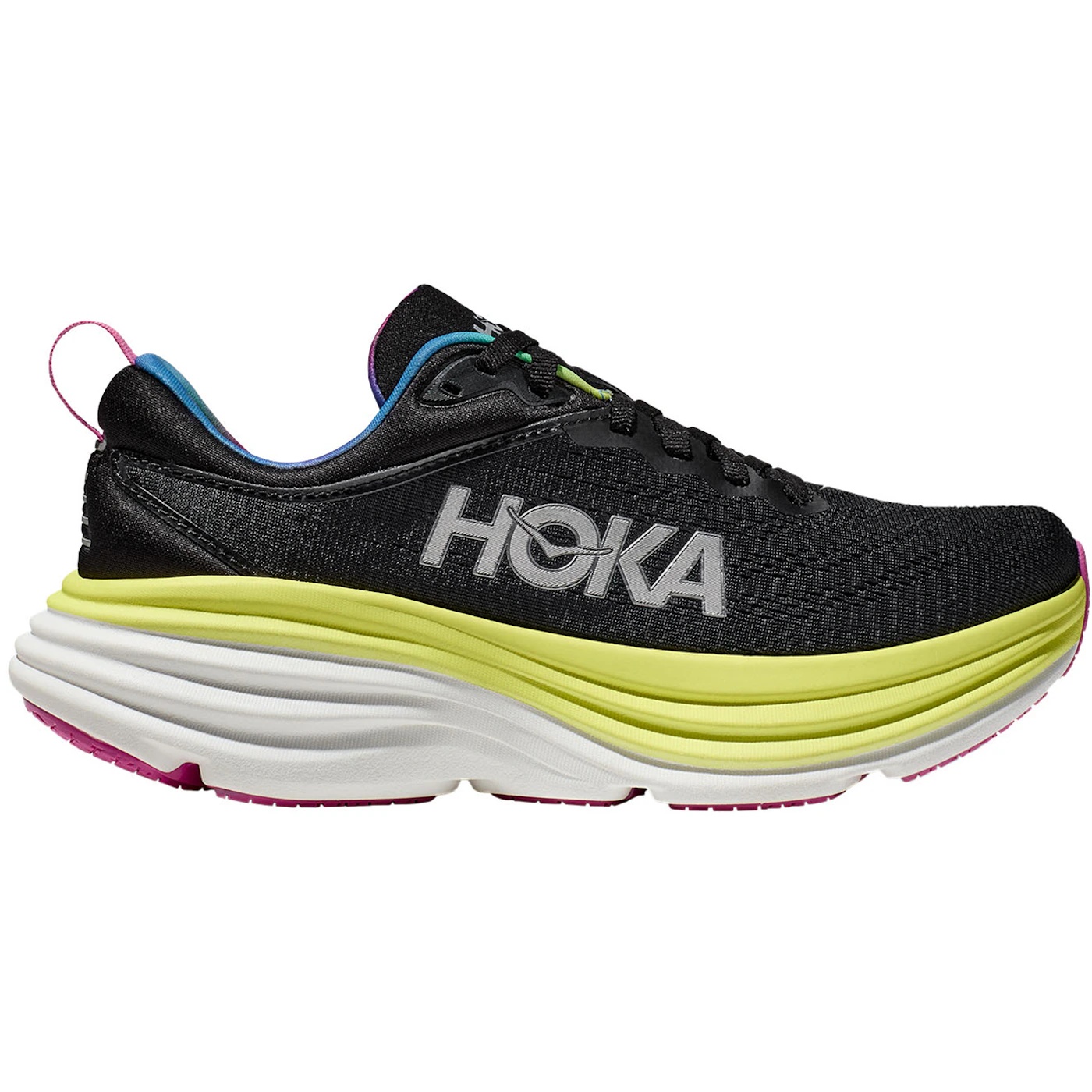 Hoka One One Bondi 8 Black Citrus 1 Hoka One One Bondi 8 Black Citrus 3