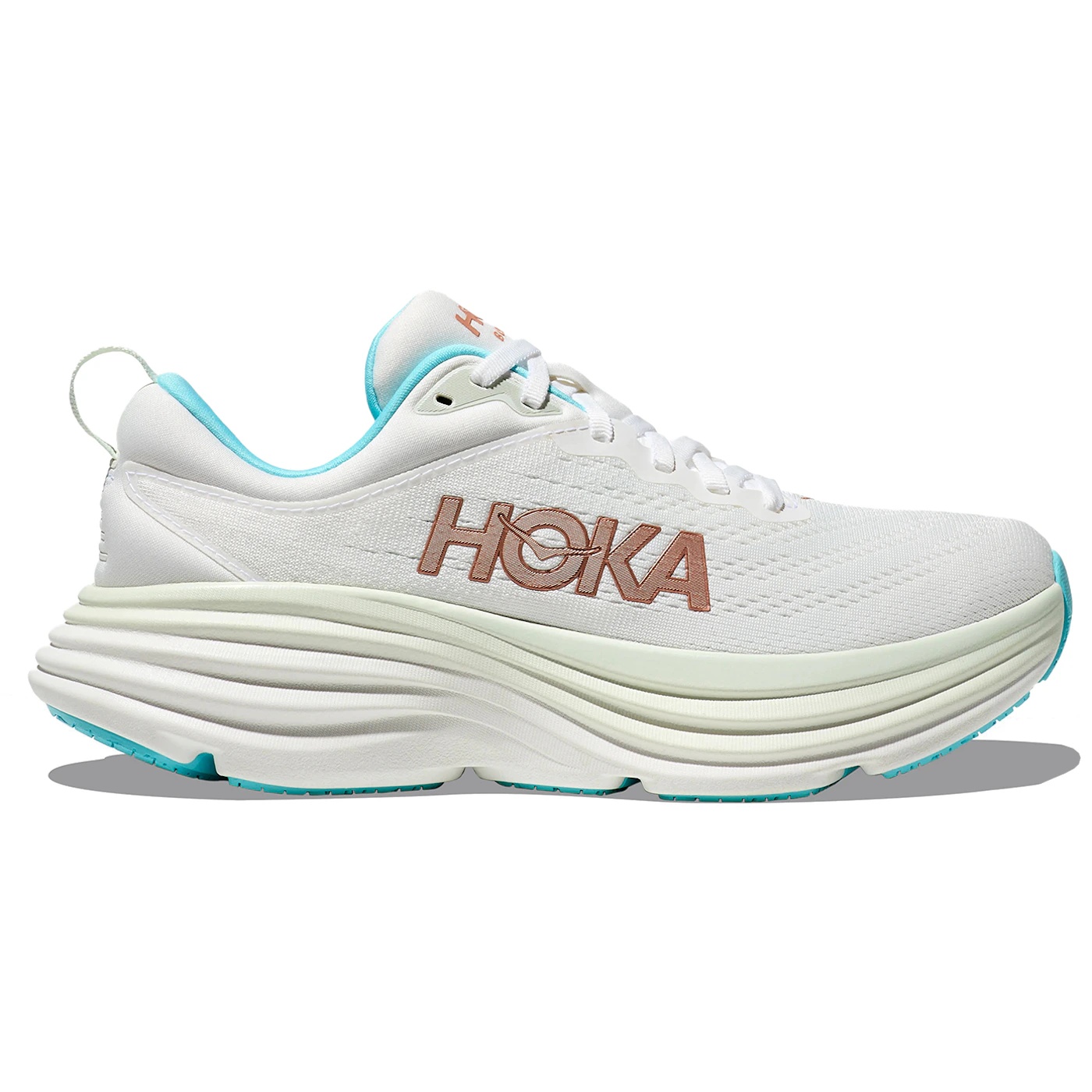 Hoka One One Bondi 8 Frost Rose Gold (Womens) 1 Hoka One One Bondi 8 Frost Rose Gold Womens 2